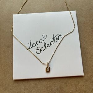Local Eclectic Gold Filled Moonstone necklace - brand new!